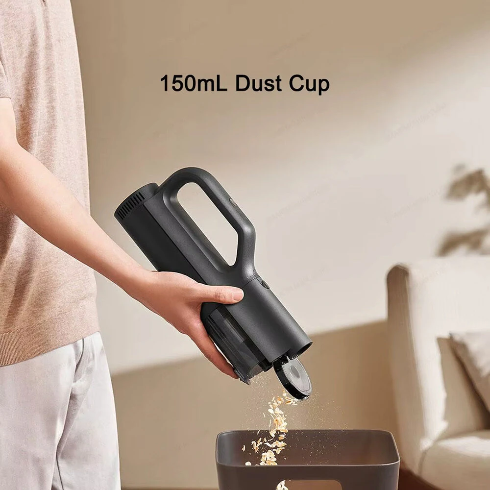 XIAOMI MIJIA Cordless Handheld Vacuum Cleaner 21kPa Powerful Suction 5-Stage Filtration Brushless Motor 2400mAh Battery Pack for Car and Home Cleaning — view 9