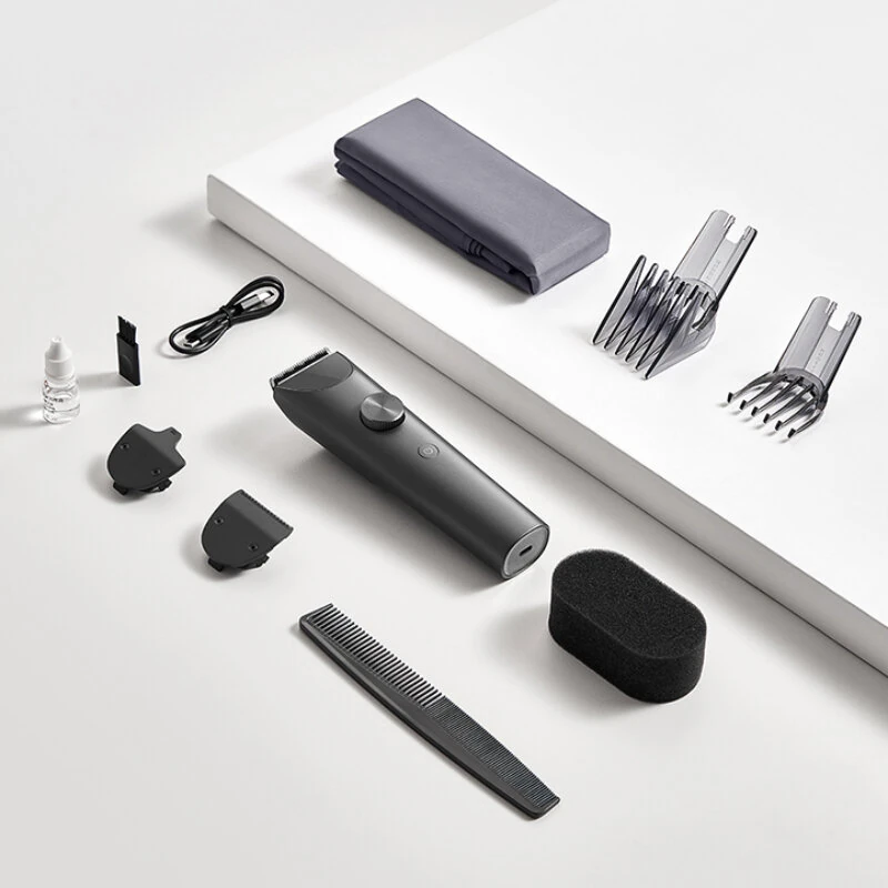 XIAOMI Mijia Hair Clipper 2 Full Grooming Kit with LED Display Dual Speeds Cutting Length Adjustable IPX7 Waterproof Rechargeable Shaver — view 3