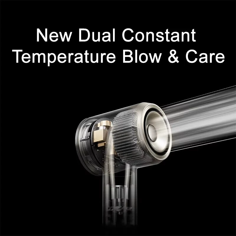 XIAOMI Mijia High-Speed Ionic Hair Dryer Pro 120000RPM Fast Drying Blow Dryer with NTC Constant Temperature Control Water Ion Care Low Noise 3 Nozzles — view 3