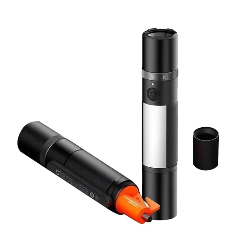 Xiaomi Mijia Multi-functional LED Flashlight Zoomable Ultra Bright Torch Window Breaker 3100mAh Lithium Battery 1000lm Strong Light Safety Belt Cutter Car Emergency Light — view 11