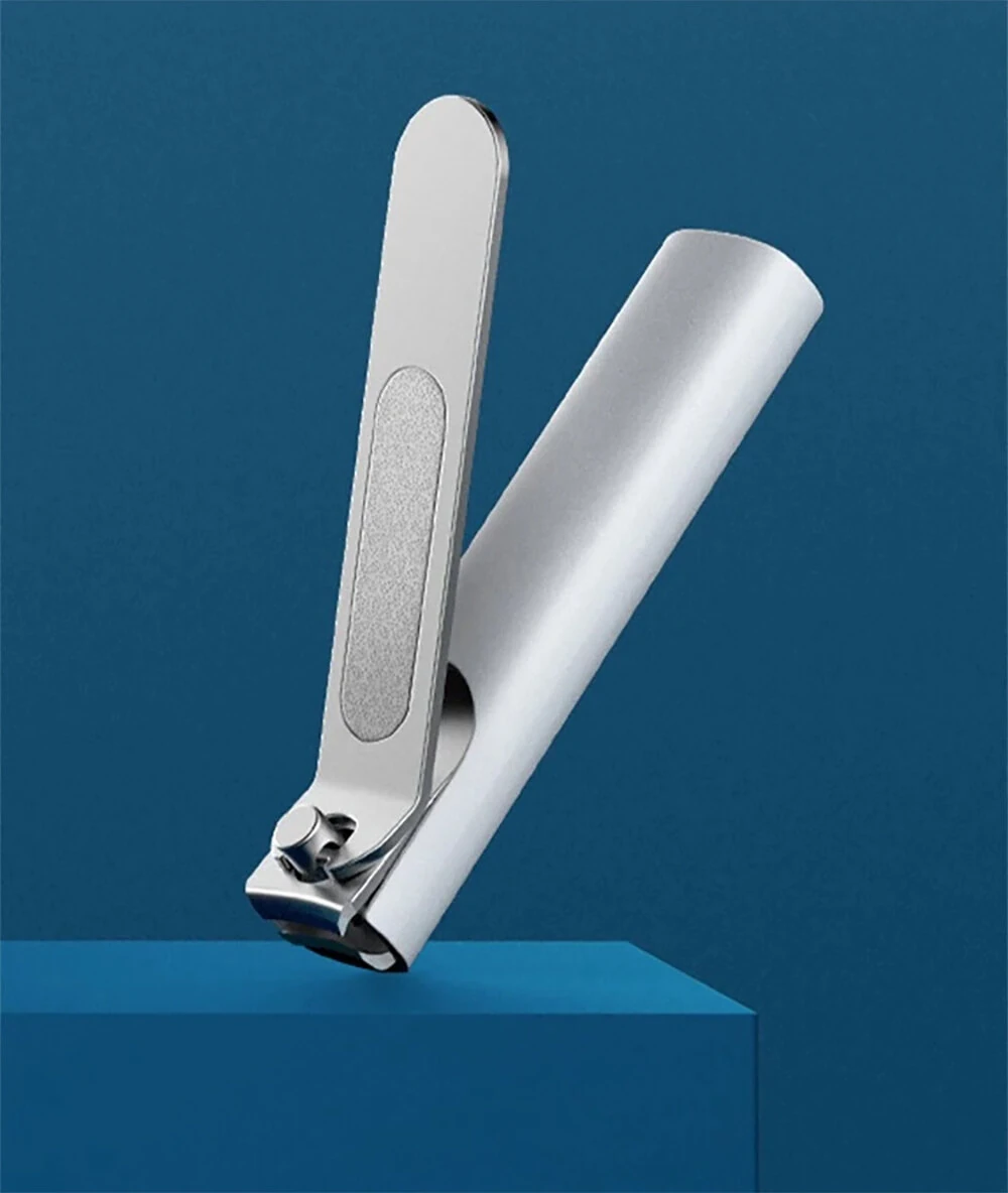 XIAOMI Mijia Portable Anti-Splash Nail Clipper 420 Stainless Steel Sharp Portable Pedicure Trimmer Nails File with Storage Tray — view 4