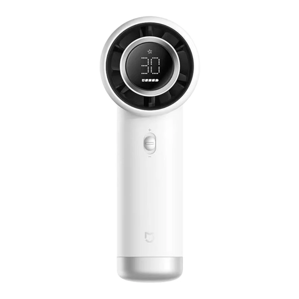 XIAOMI MIJIA Portable Handheld Fan 100 Speeds Adjustable 250m³/h Airflow 40H Ultra Runtime Low Noise Rechargeable Mini Fan with LED Display for Indoor Outdoor — view 7