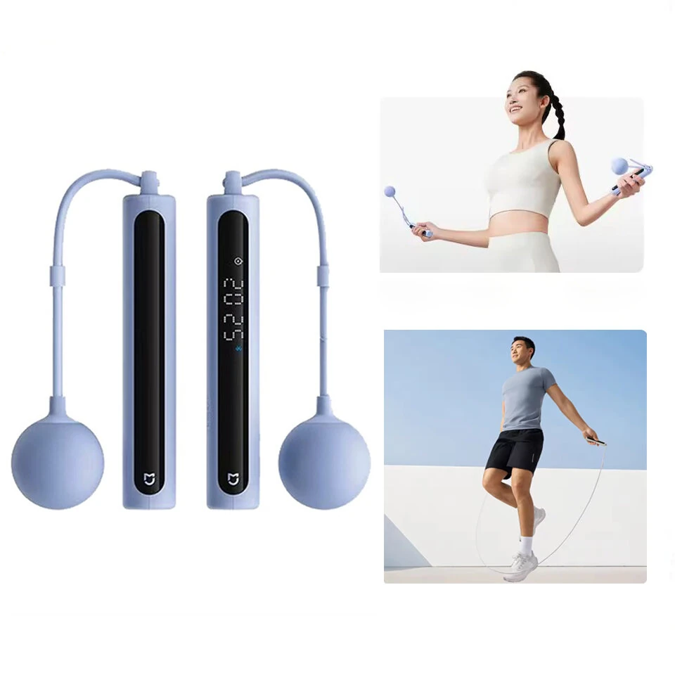 XIAOMI Mijia Smart Skipping Rope 2 LED Data Logging Adjustable Length Non-slip Silicone Strip Large Ball Swinging Skipping Rope for Indoor Outdoor Training Fitness Sports — view 10