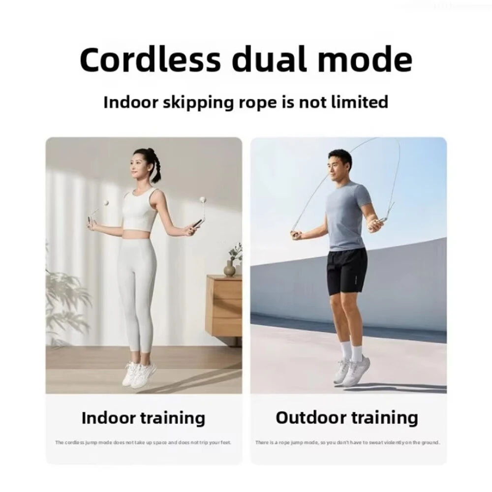 XIAOMI Mijia Smart Skipping Rope 2 LED Data Logging Adjustable Length Non-slip Silicone Strip Large Ball Swinging Skipping Rope for Indoor Outdoor Training Fitness Sports — view 6
