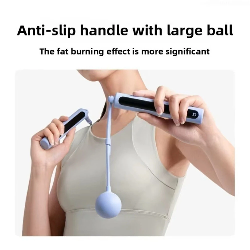 XIAOMI Mijia Smart Skipping Rope 2 LED Data Logging Adjustable Length Non-slip Silicone Strip Large Ball Swinging Skipping Rope for Indoor Outdoor Training Fitness Sports — view 7