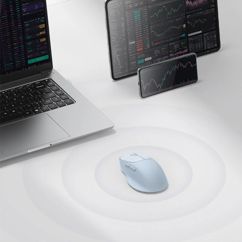 Xiaomi Wireless Mouse 3 Dual Mode Bluetooth 2.4GHz 1200DPI High Precision Sensor Ergonomics Silent Mouse Support Windows/macOS — view 4
