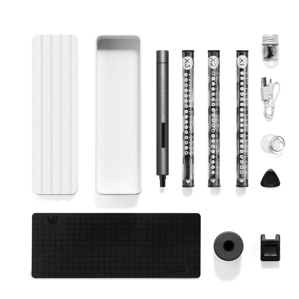 Xiaomi Wowstick 1F+ 64 in 1 Electric Screwdriver High Precision USB Charging LED Light 56 Alloy Steel Batch Heads Ideal for DIY and Home Repair — view 2