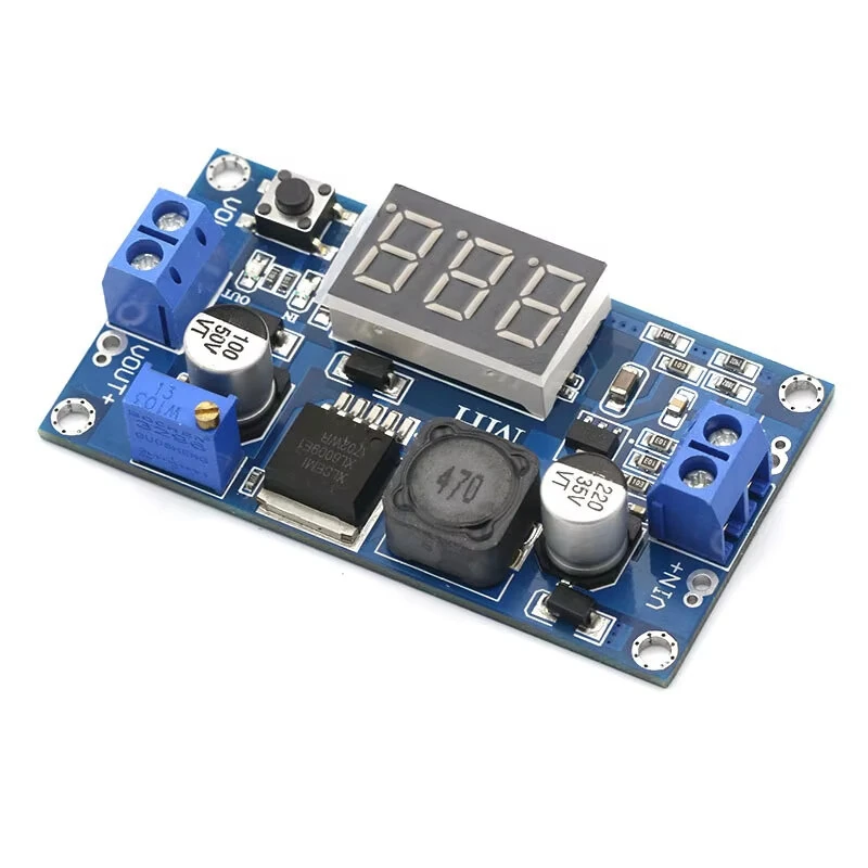 XL6009 Adjustable Boost Converter Module DC-DC 5-35V Output 3-32V Input High Efficiency Power Supply Voltage Regulator Digital Display 4A MOSFET — XL6009
