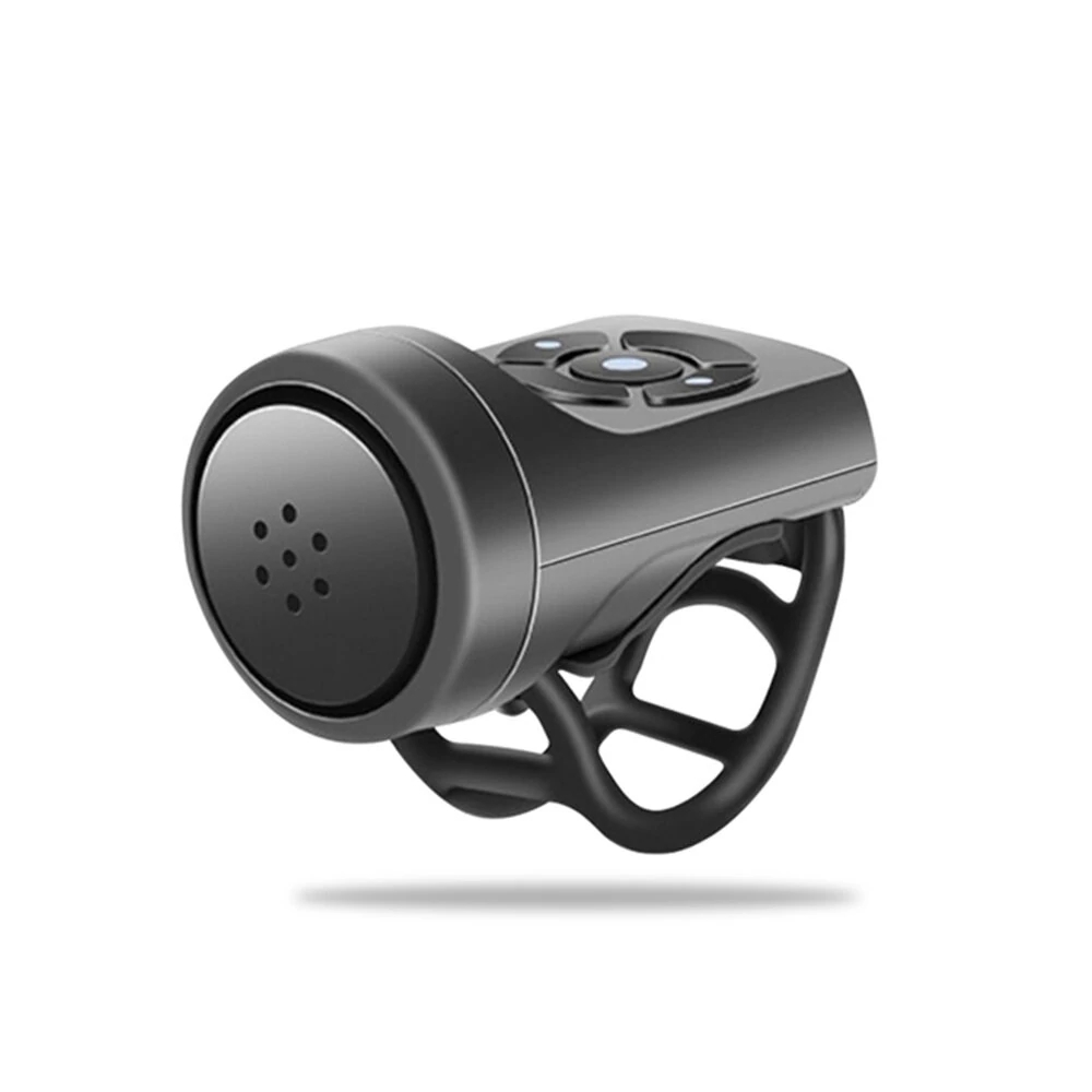 Xmund 140dB High Sound Bicycle Bell Horn 4 Sound Modes 200mAh USB Chargeable Electric Horn Mountain Road Cycling Anti-theft Alarm Horn — Xmund