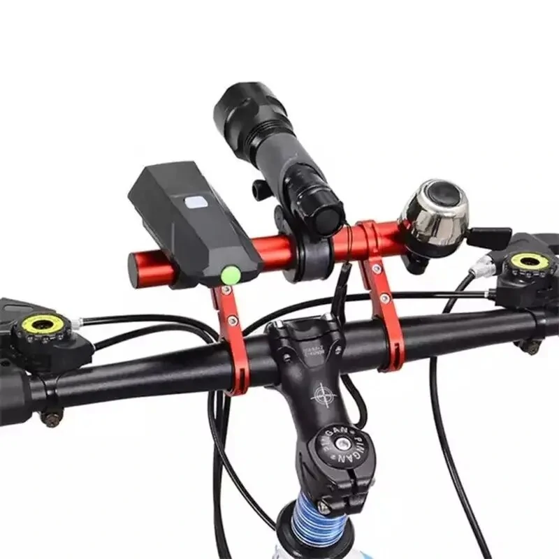 Xmund 20cm Aluminum Alloy Bicycle Handlebar Extender Mount Flashlight Holder — view 6