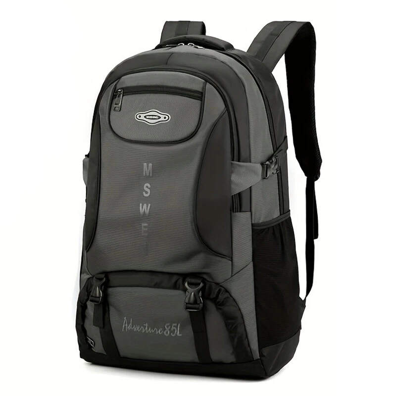 Xmund 85L Large Travel Laptop Backpack Water Resistant Weekender Bag With USB Port Carry On Luggage Backpack for Men Women Wear-resistant Oxford Fabric Backpacks — view 7