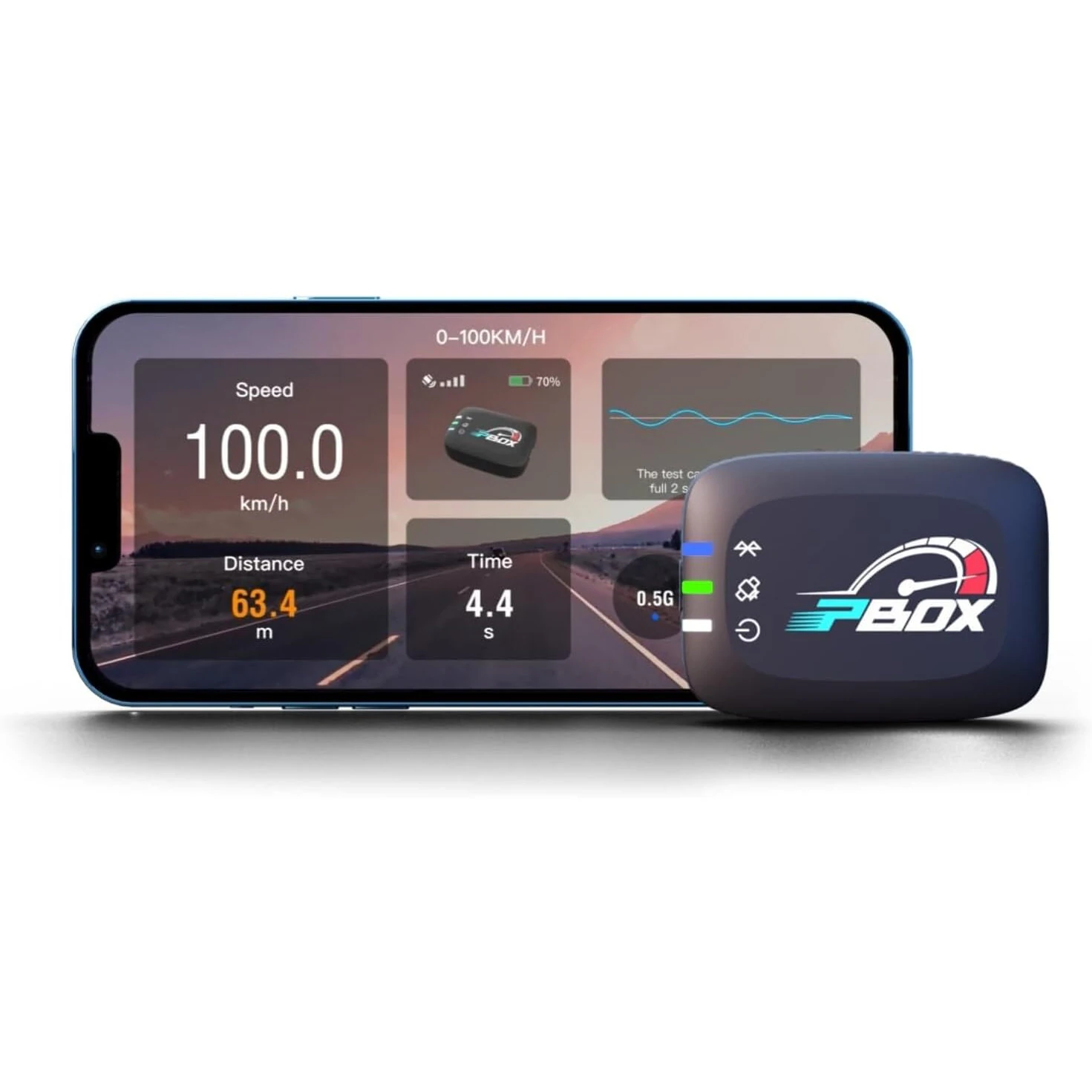 Xparkle PBOX Mini GPS Based Performance Meter Box Vehicle Performance Analyzer with Acceleration Analysis Braking Distance Real-Time Video — view 11