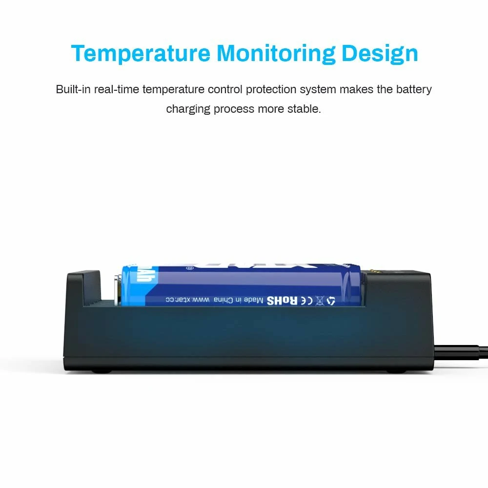 XTAR MC4S USB Type-C Input Li-ion & Ni-MH Battery AAA AA Charger 4-slot Battery Charger for 3.6V 3.7V Flashlight's 18650 26650 1.2V Ni-MH Ni-CD Household Batteries — view 6