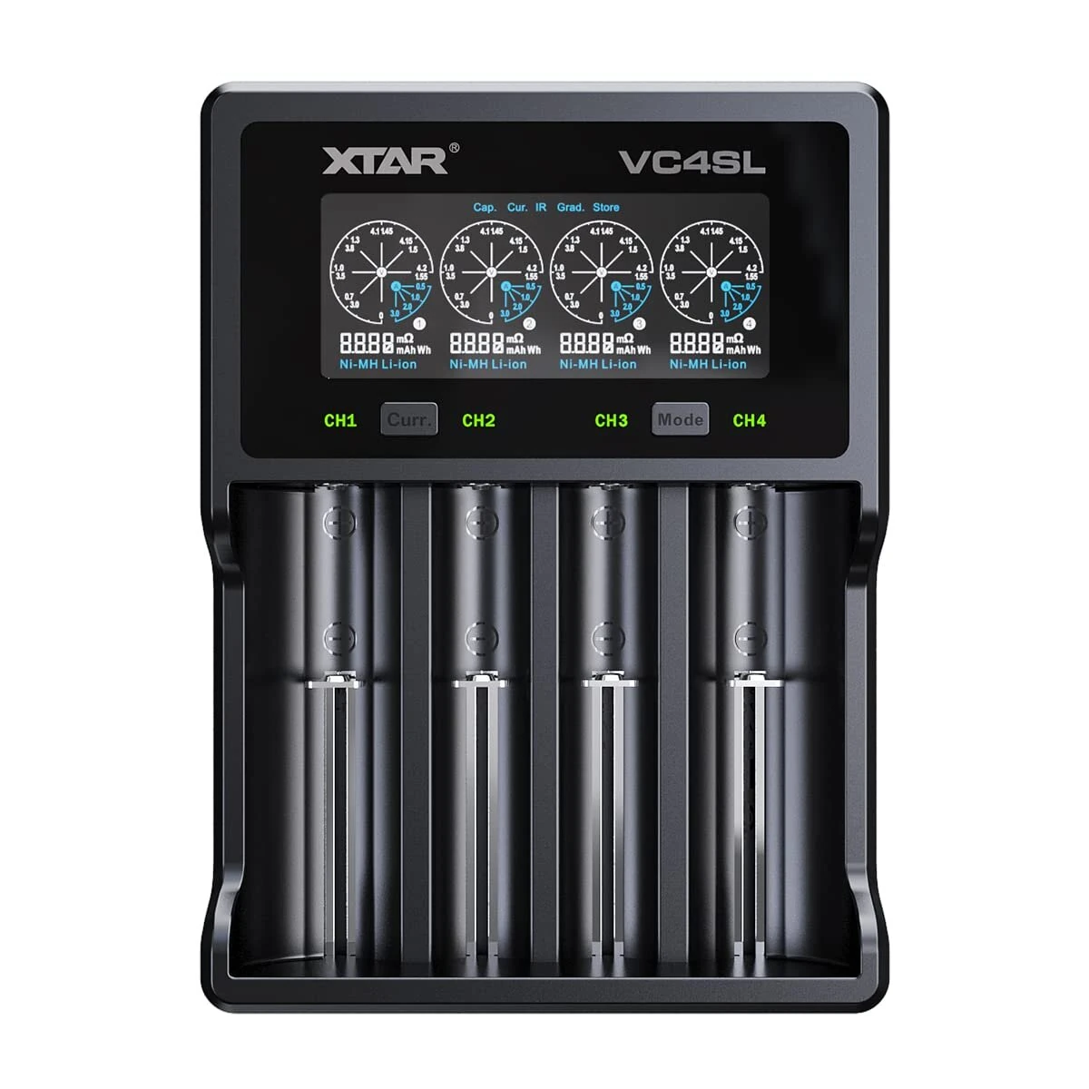 XTAR VC4SL Intellegent LCD Battery Charger USB C QC3.0 Fast Charge 1.2V Ni-MH AAA AA Batteries Rechargeable Li ion 18650 21700 Battery Charger — view 2