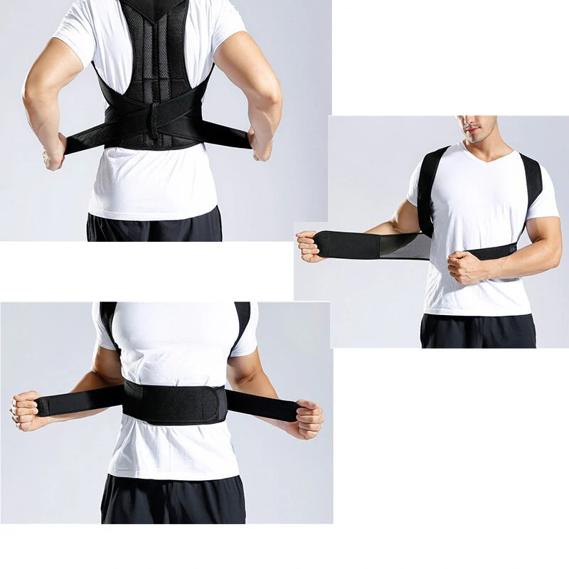 Y005 Adjustable Back Support Comfort Breathable Posture Shoulder Spine Corrector for Home Office Sport — view 5