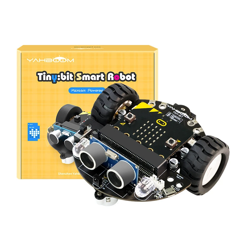 Yahboom Microbit Smart Robot Car Video Remote Control with WiFi Image Module for Kids Programming Educational Learn DIY Electronic Kit