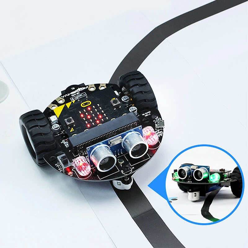 Yahboom Microbit Smart Robot Car Video Remote Control with WiFi Image Module for Kids Programming Educational Learn DIY Electronic Kit — view 4