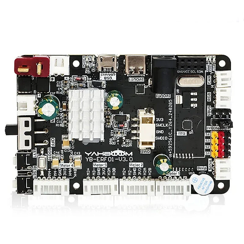 Yahboom ROS/ROS2 Robot Control Board Compatible with Raspberry Pi Jetson NANO with 9-axis IMU Sensor STM32F103C8T6 Motor Servo Port