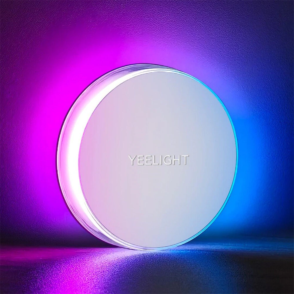 YEELIGHT Color-Flow Radar Motion Sensor Night Light Dual Sensor 30-LED Soft Glow 750mAh Type-C Rechargeable Magnetic Night Lamp — view 2