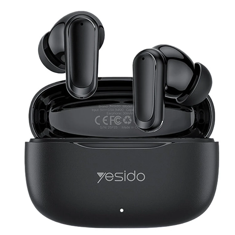 Yesido TWS38 TWS Earbuds Wireless bluetooth 5.4 Earphone 13mm Driver Unit Stereo Sound Built-in HD MicrophoneIn-ear Sports Headphones