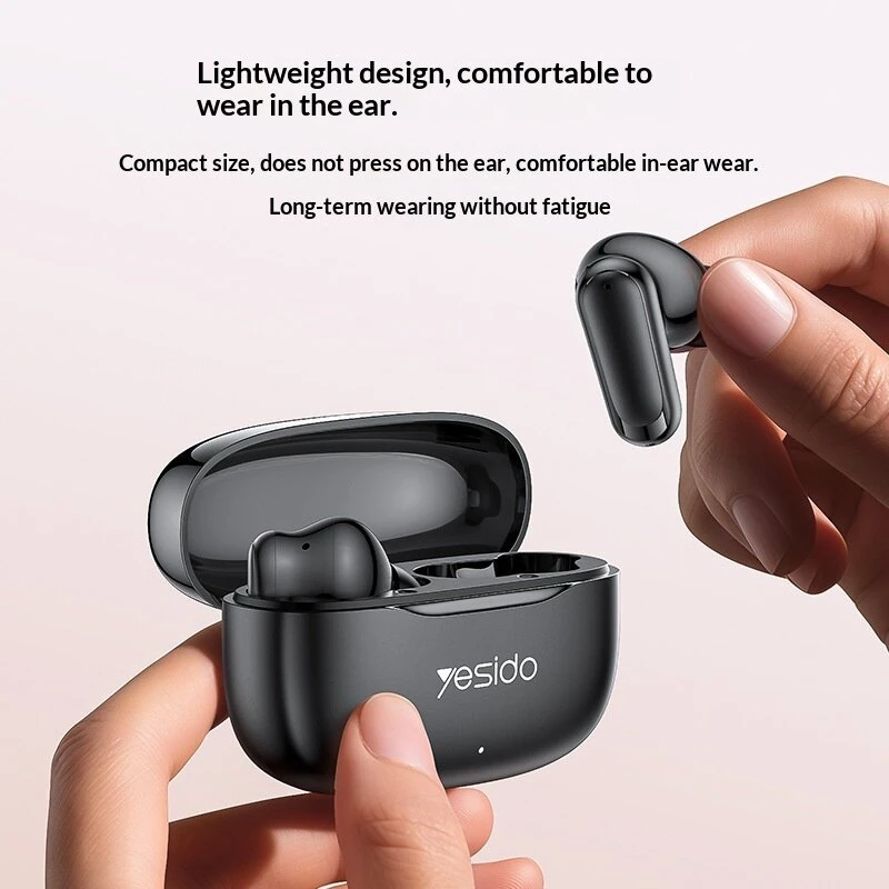 Yesido TWS38 TWS Earbuds Wireless bluetooth 5.4 Earphone 13mm Driver Unit Stereo Sound Built-in HD MicrophoneIn-ear Sports Headphones — view 6