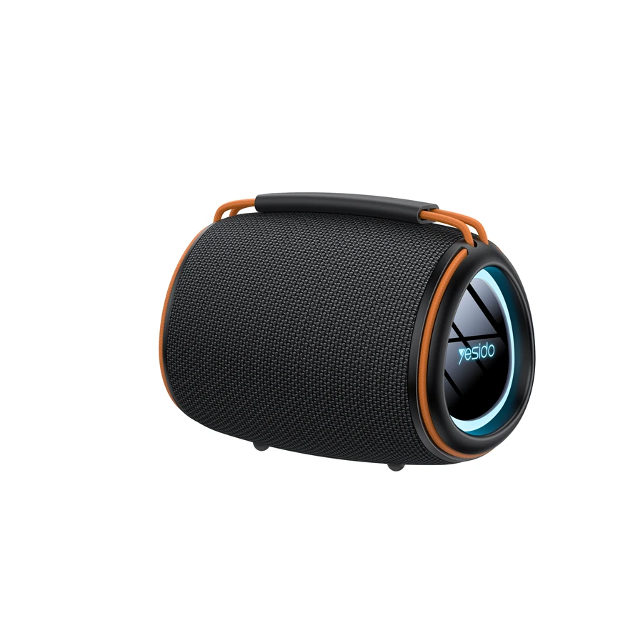 Yesido YSW40 Wireless Bluetooth Speaker 55MM Speaker RGB Lights 1200mAh Large Battery Support TF Card USB Port Portable High Volume Outdoor Bluetooth Speaker