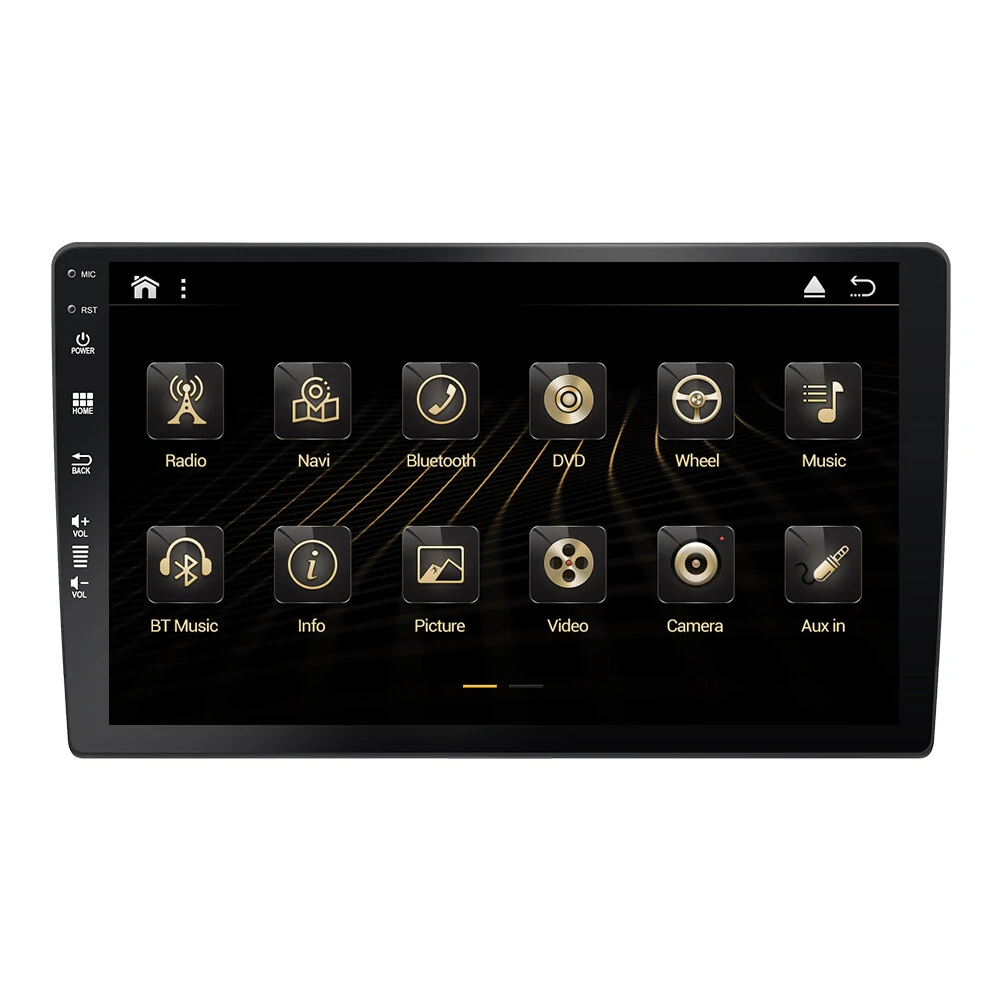 YUEHOO 9 Inch 2Din Car Central Control MP5 Player Touch Screen Panel Android 13 Operating System FM Stereo YH-D04 — view 2
