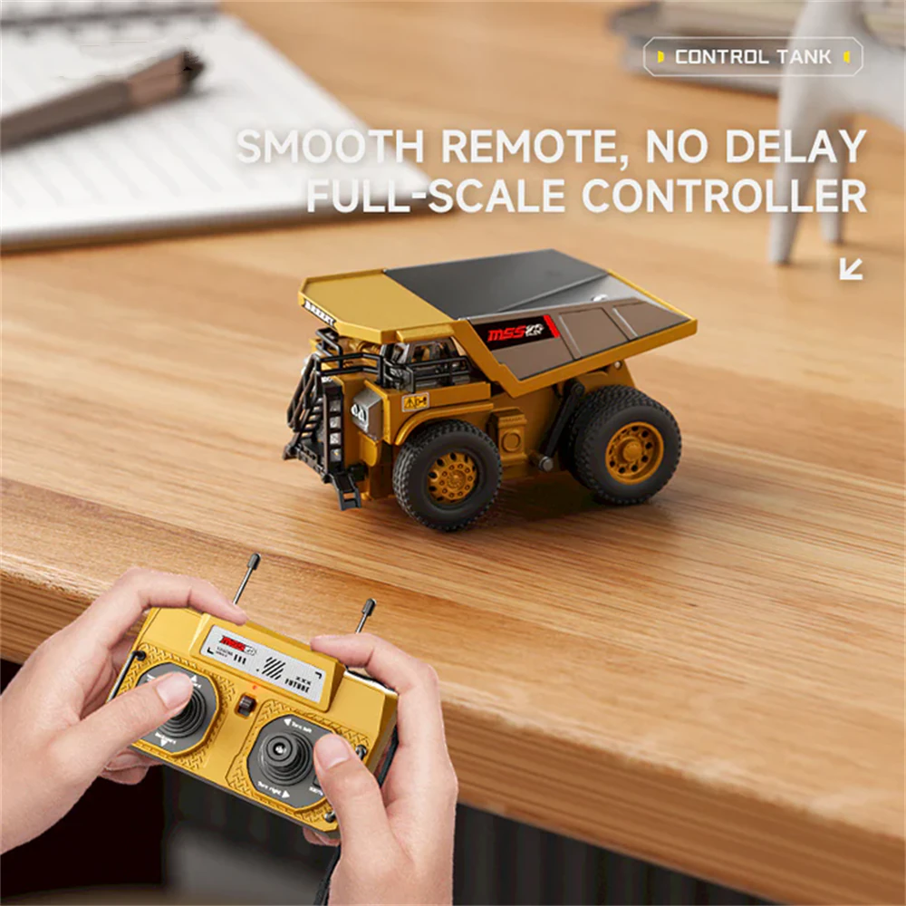 Z6750/Z6752/Z6753 RTR 1/64 2.4G Mini RC Car Alloy Forklift Excavator Dump Truck Support App Remote Controlled LED Light Sound Engineering Vehicle Two Speed Desktop Toys Model Collection Gift For Boys — view 10