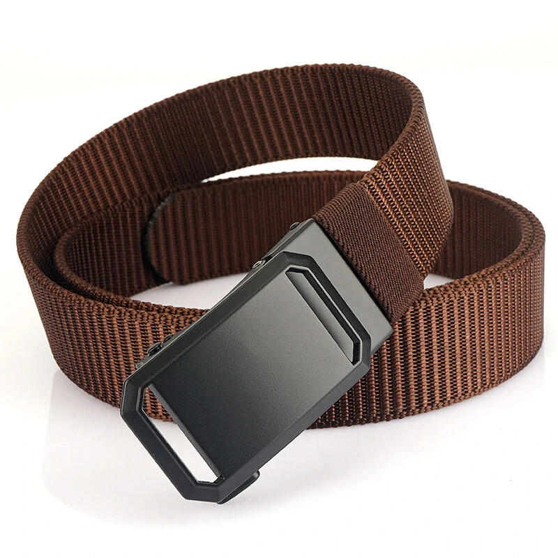 ZANLURE 125cm Metal Buckle Tactical Belt Nylon Wistand Inserting Buckle Military Fan for Men Women — view 11
