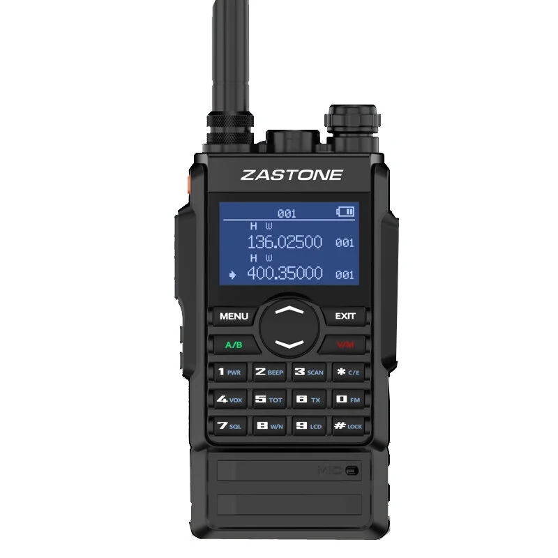 ZASTONE M7 250 Channels 8W Walkie Talkie VHF UHF Portable Radio