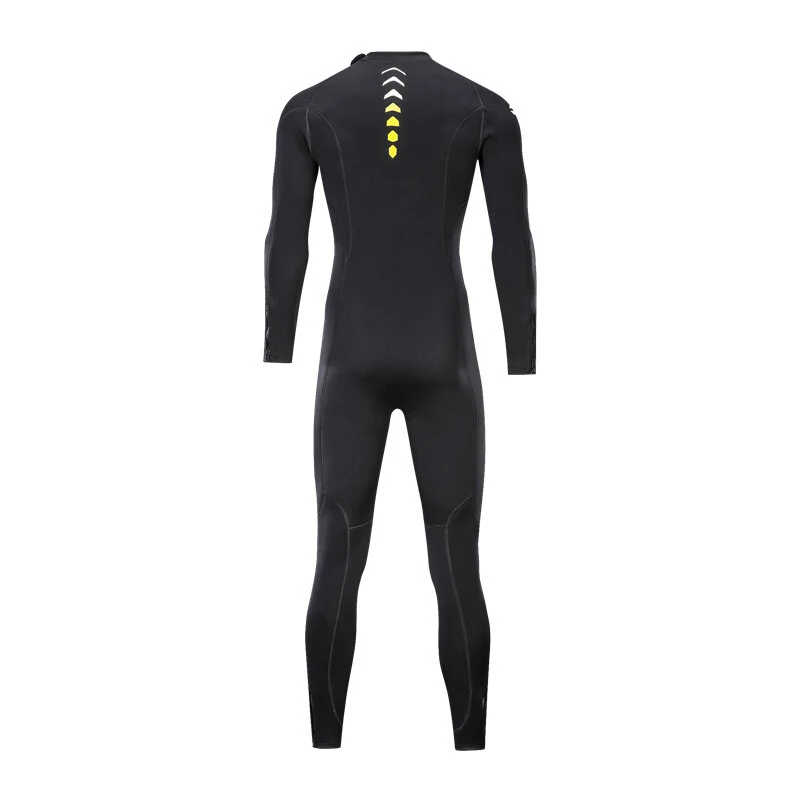 ZCCO 3mm Front Zipper Wetsuit  Neoprene Elastic Warm Swimming Surfing Snorkeling Long Sleeves Diving Suit Full Body Jumpsuit Water Sport Swimwear — view 8