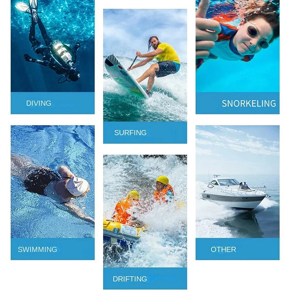 ZCCO 3mm Warm Neoprene Diving Wetsuit Back Zip Wetsuits Split Long Sleeves Thermal Swimsuit for Deep Surfing Swimming Snorkeling Water Sports — view 6