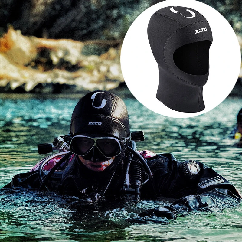 ZCCO Diving Head Cover 3mm Neoprene Hoods Surfing Snorkeling Winter Thermal Swimming Headgear for Men Women — view 3