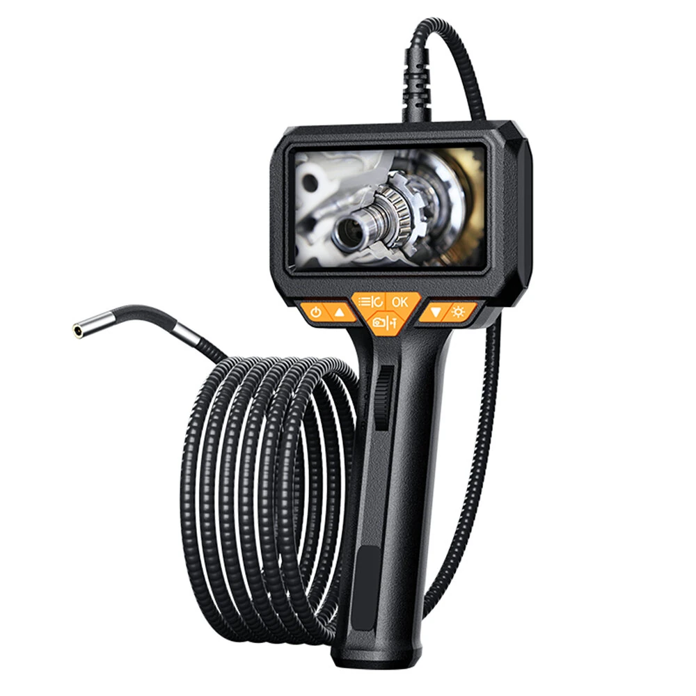 ZCF P330 1080P High Definition Industrial Endoscope 4.3Inch Large Screen 360° Rotating Lens Automotive Inspection Pipe Repair Tool — ZCF