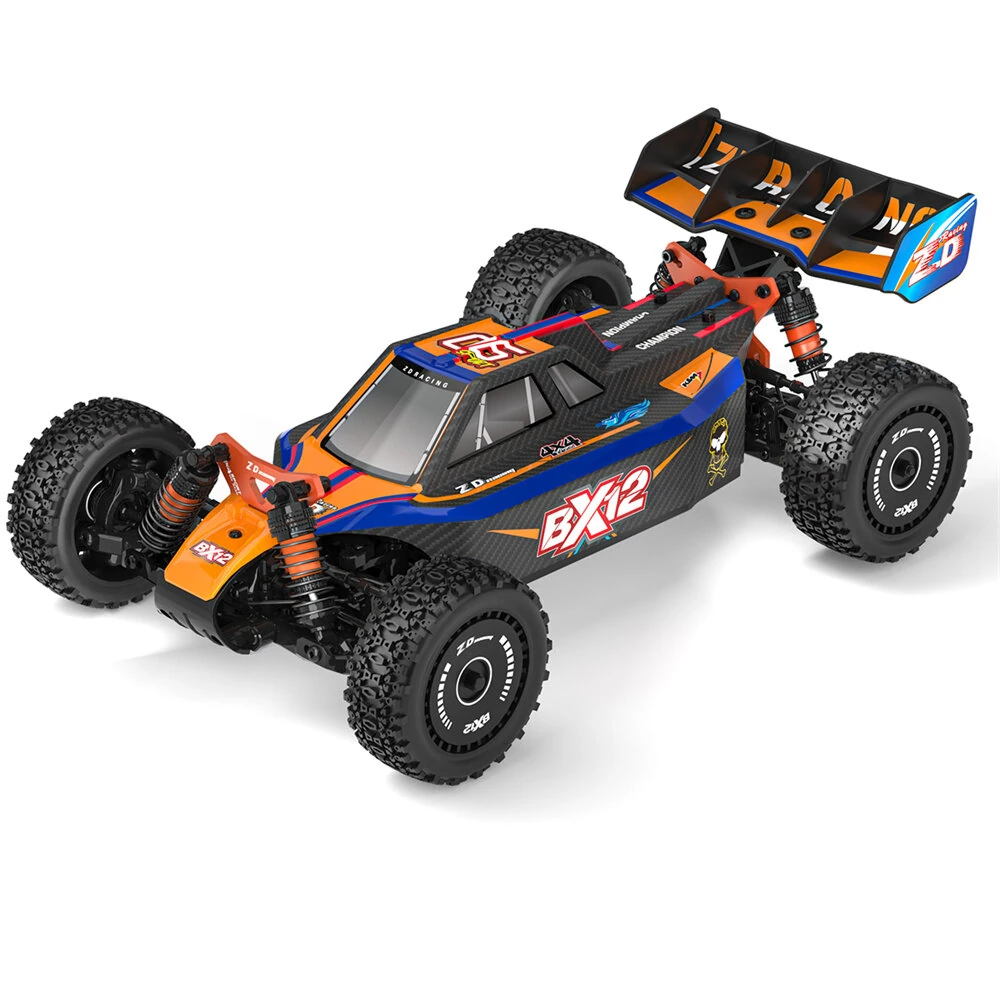 ZD Racing BX12 RTR 1/12 2.4G 4WD 70km/h 3S Brushless RC Car High Speed Racing Off-Road Truck Metal Chassis Gears Differential Vehicles Models Oil Filled Shocks Toys — view 10