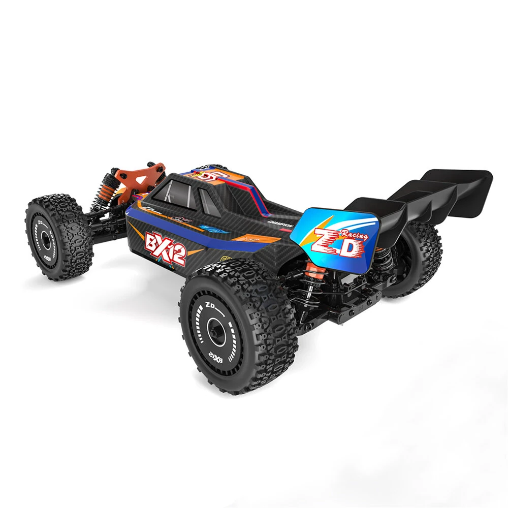 ZD Racing BX12 RTR 1/12 2.4G 4WD 70km/h 3S Brushless RC Car High Speed Racing Off-Road Truck Metal Chassis Gears Differential Vehicles Models Oil Filled Shocks Toys — view 7