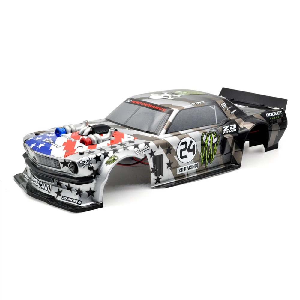 ZD Racing EX16 S16 1/16 RC Car Spare Body Shell w/Sticker Sheet Painted 6650 Vehicles Models Parts Accessories — ZD Racing