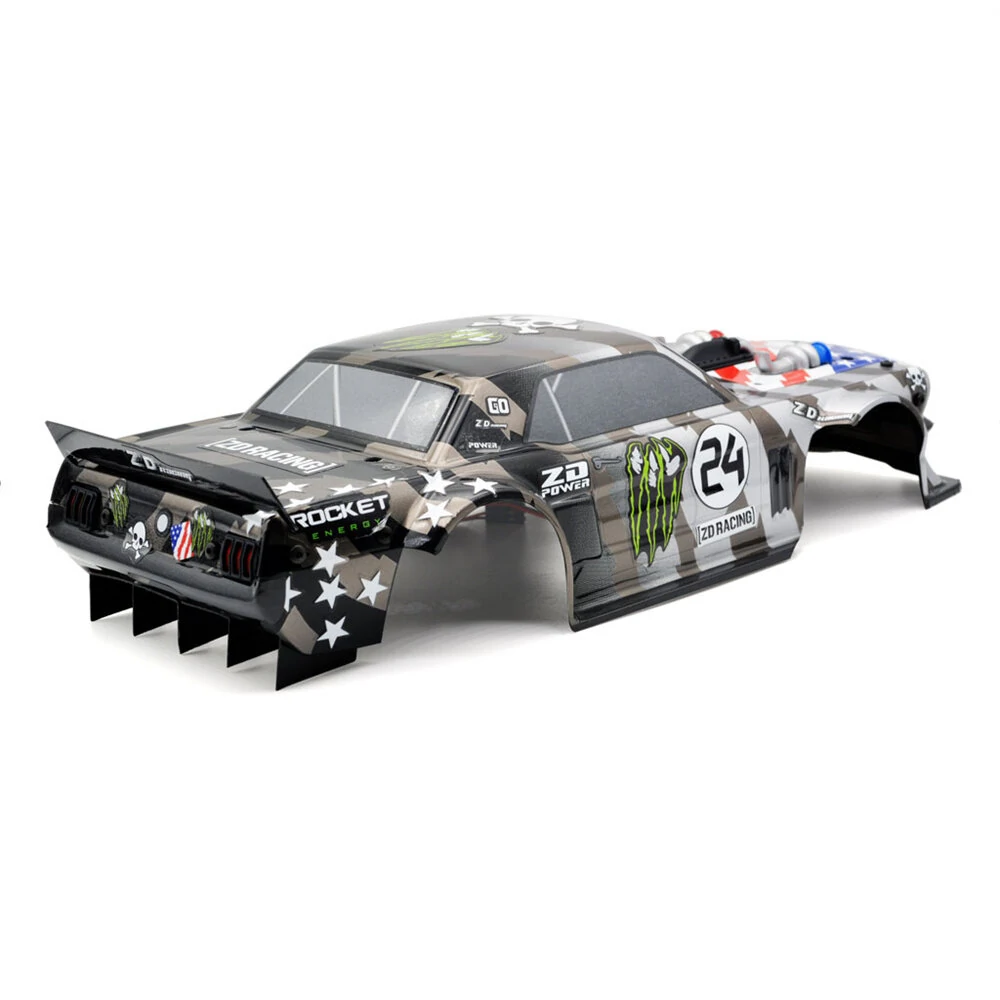 ZD Racing EX16 S16 1/16 RC Car Spare Body Shell w/Sticker Sheet Painted 6650 Vehicles Models Parts Accessories — view 4