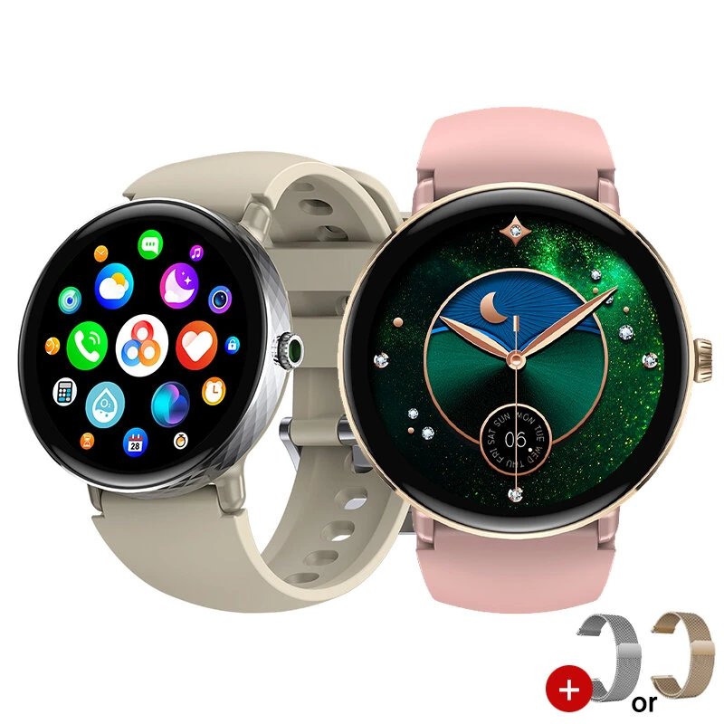 Zeblaze Lily 2 1.2inch AMOLED Display bluetooth Call Heart Rate Blood Pressure Blood Oxygen Monitor Sleep Monitoring Breathe Training Women's Health Multi-sport Modes IP68 Waterproof Smart Watch — view 2