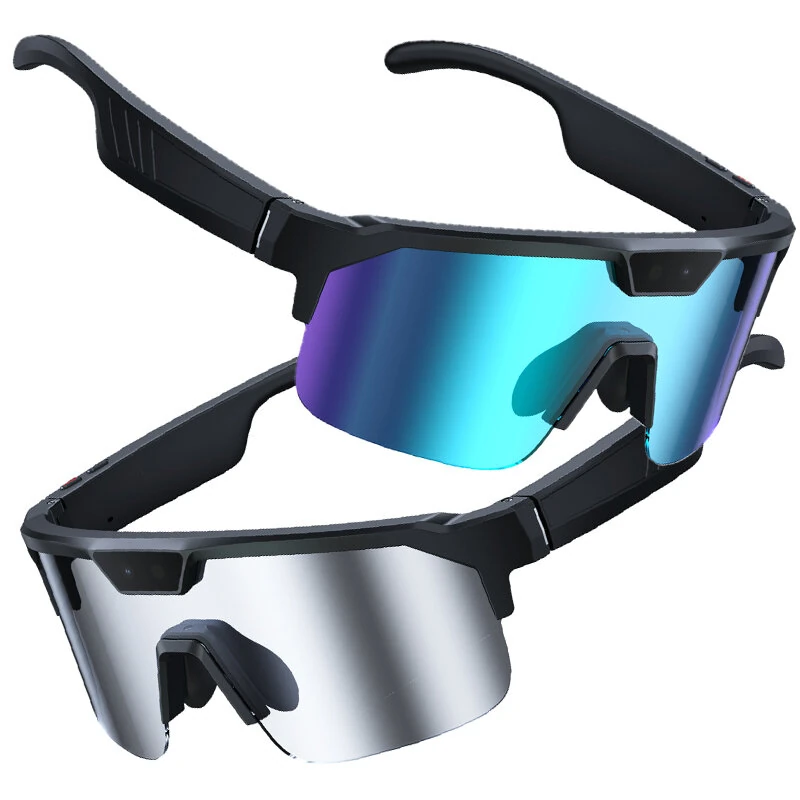 Zeblaze Q01 AI Sports Camera Smart Glasses 30MP Photo 8MP Video Recording WiFi Connection buetooth 5.3 TAC Polarized Lens with UV Protection Dual Anti Shake Technology Smart AI Assisted Glasses — view 2