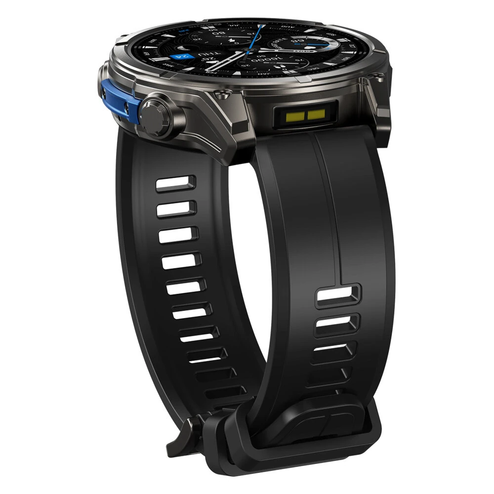 Zeblaze Vibe 8 1.43-inch AMOLED Display 818H SapphireLens Built-in LED Flashlight 60 Days Battery Life 5ATM&IP69K Waterproof bluetooth Call Heart Rate Blood Pressure Blood Oxygen Monitor Sleep Monitoring Breathing Training Multi-sport Modes Smart Watch — view 9