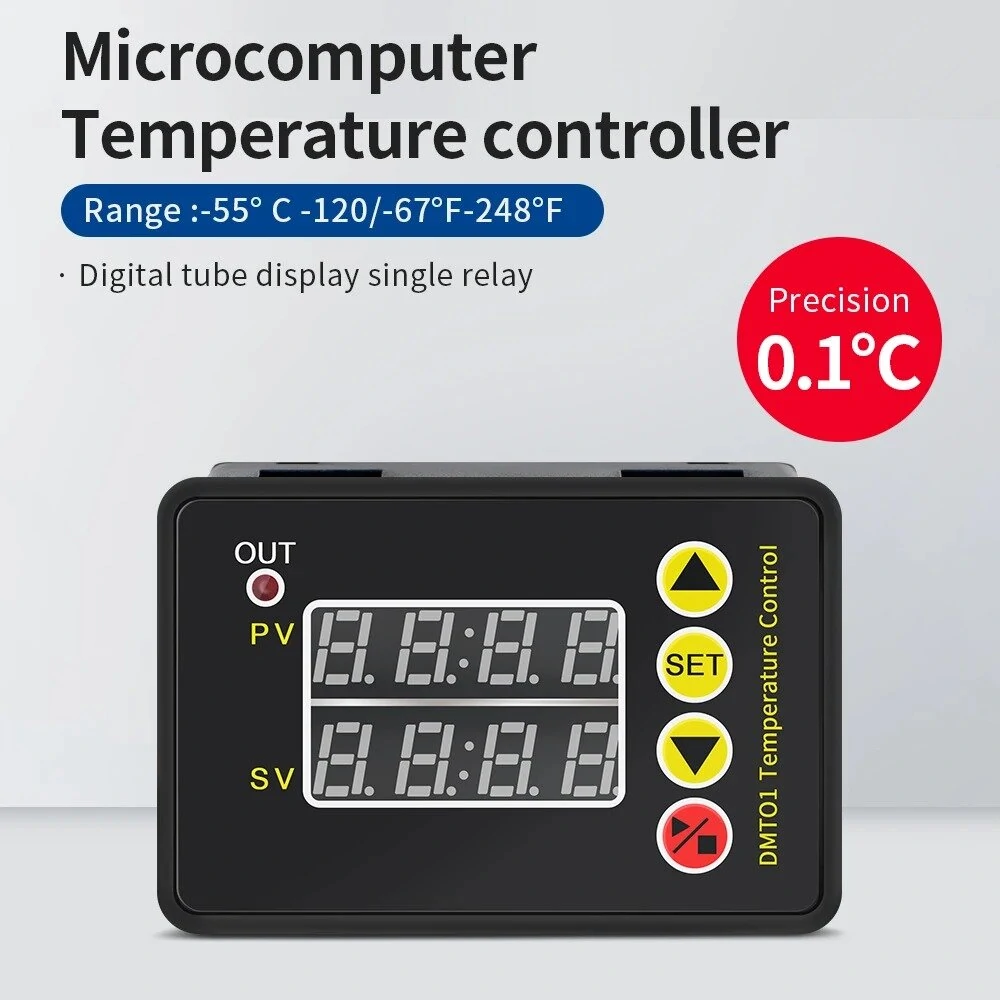 ZFX-G3051 Digital Temperature Controller Microcomputer Thermostat Heating Cooling Control Refrigeration NTC Sensor AC110-220V — view 3
