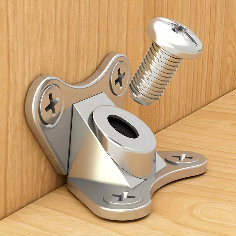Zinc Alloy Corner Bracket L Shaped Support Connector 10 Pack Rust Resistant Heavy Duty Screws Included Furniture Hardware for Tables Chairs Shelves Cabinets — view 2