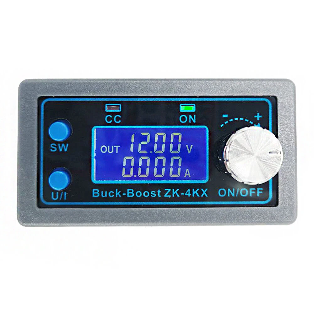 ZK-4KX CNC DC DC Buck Boost Converter CC CV 0.5-30V 4A Power Module Adjustable Regulated Power Supply for Solar Battery Charging — Pricio