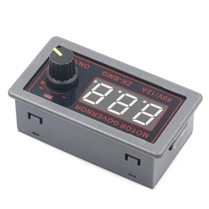 ZK-BMG PWM DC Motor Controller Adjustable Speed DC 9-60V 12V 24V 48V 12A Digital Display Encoder Duty Ratio Frequency Controller — view 3