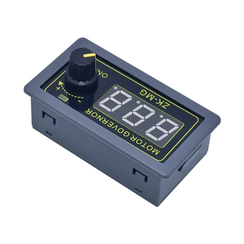 ZK-MG DC 5-30V 12V 24V 5A DC Motor Controller PWM Adjustable Speed Digital Display Encoder Duty Ratio Frequency MAX 15A — view 3