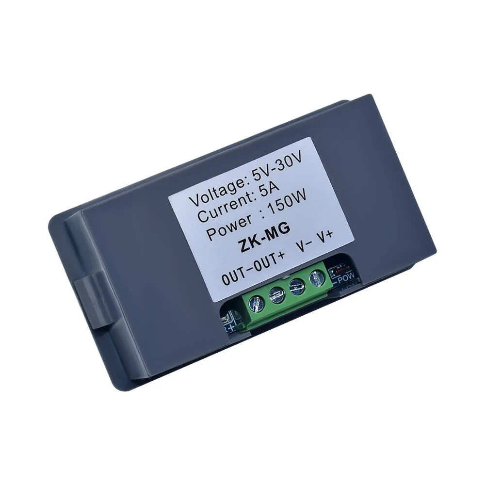 ZK-MG DC 5-30V 12V 24V 5A DC Motor Controller PWM Adjustable Speed Digital Display Encoder Duty Ratio Frequency MAX 15A — view 5