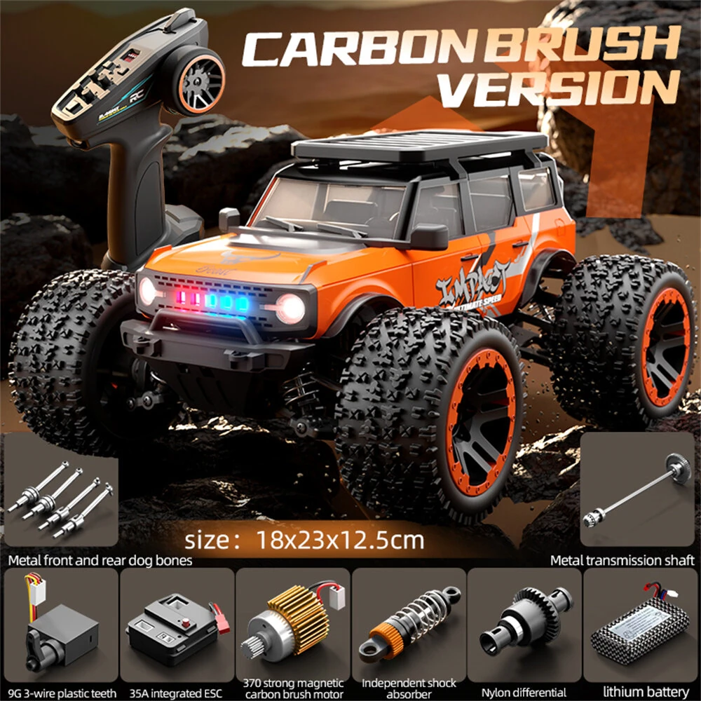 ZLL SG201 PRO/MAX RTR 1/20 2.4G 4WD 40km/h 55km/h Brushed/Brushless RC Car Off-Road Truck LED Lights Metal Drive Shafts Full Proportional Vehicles Models Toys — view 6