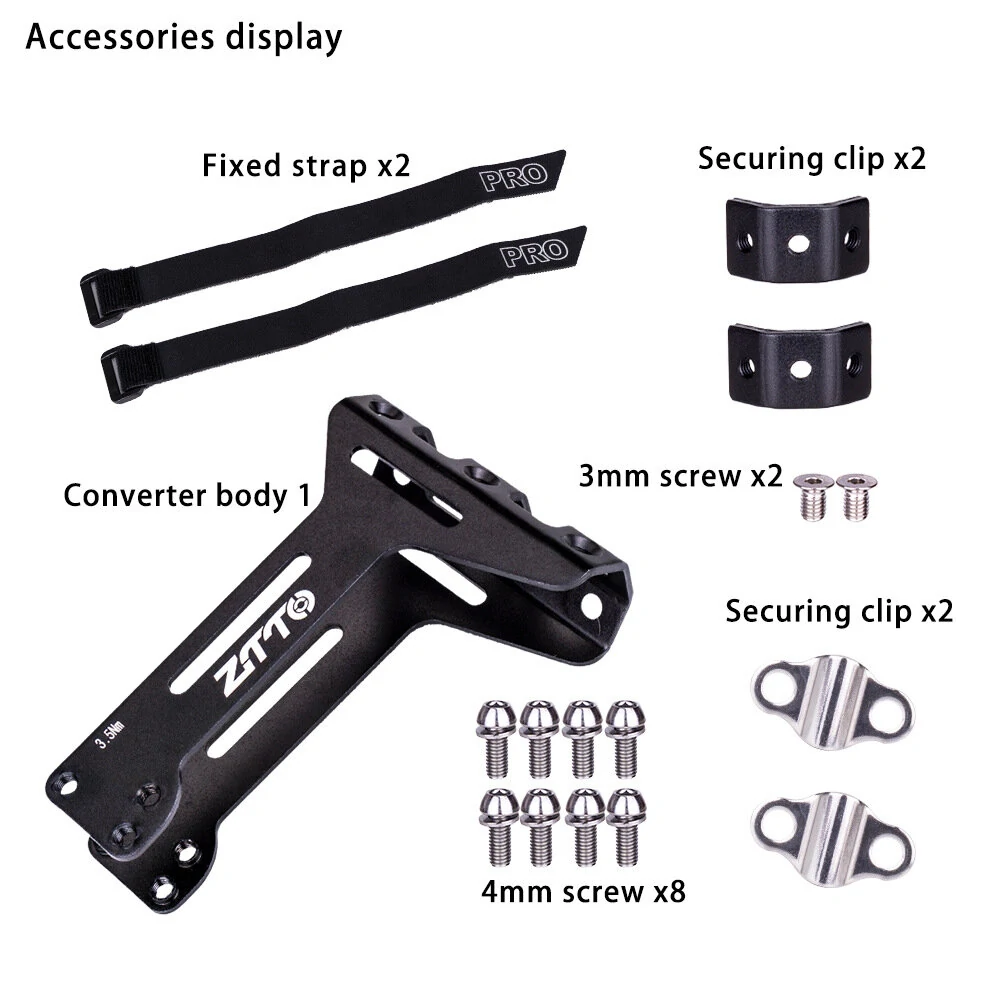 ZTTO Bicycle Saddle Bottle Extension Holder Tool Kit Aluminum Alloy Inner Tube Seat Universal Strap Fix for MTB Road Bike — view 10