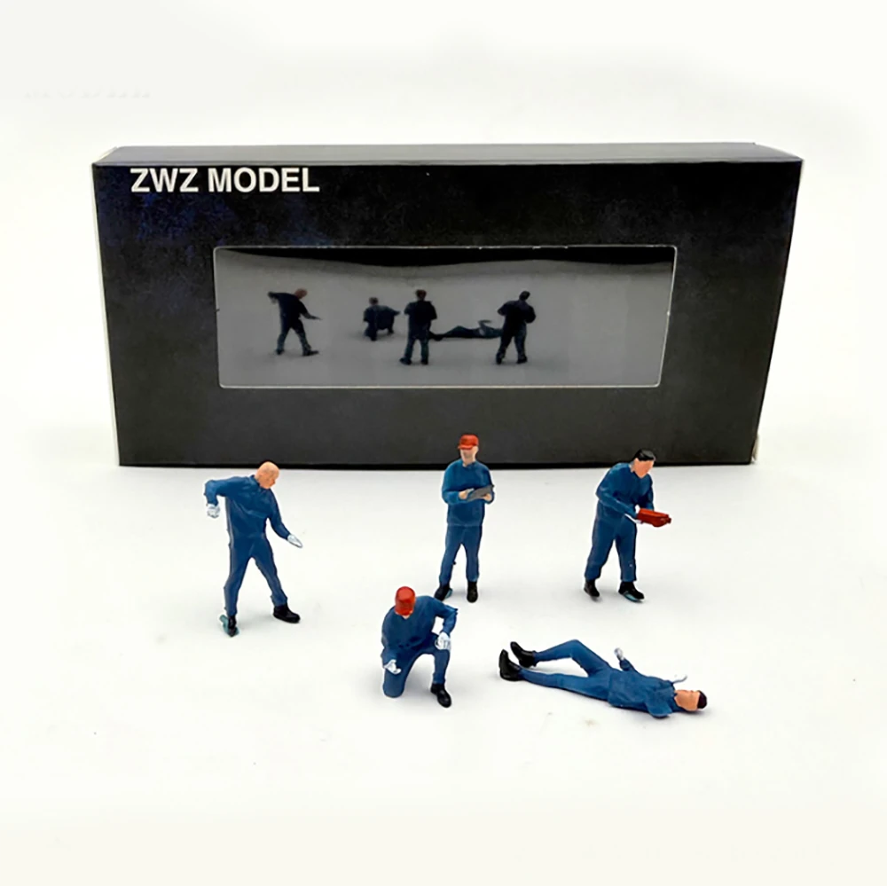 ZWZ Model 1/64 RC Car Parts Miniature Models Of Auto Repair Shop Tools 3D Printing Resin Decoration — view 3